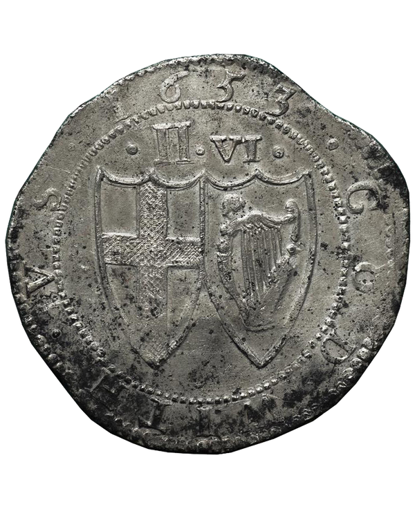 1653 Commonwealth Halfcrown