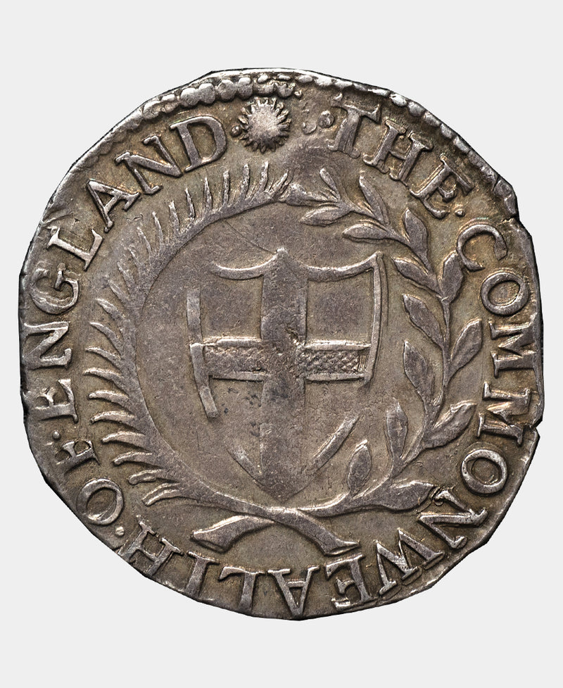 1654 4 over 3 Commonwealth Shilling