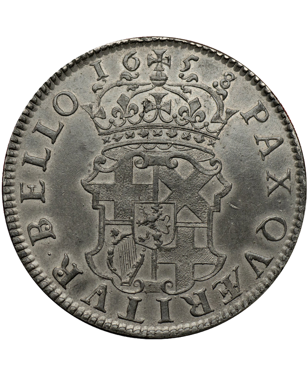 1658/7 Oliver Cromwell Crown struck in Pewter