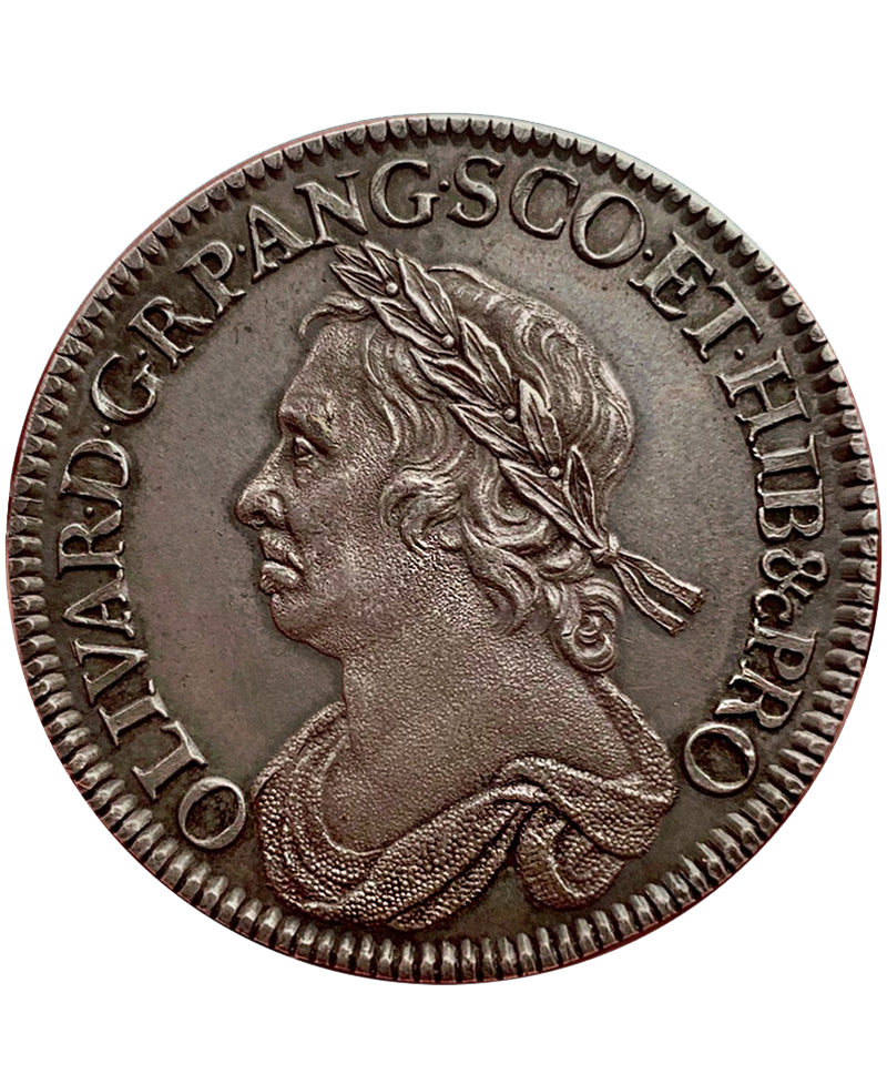 1658 Oliver Cromwell Halfcrown