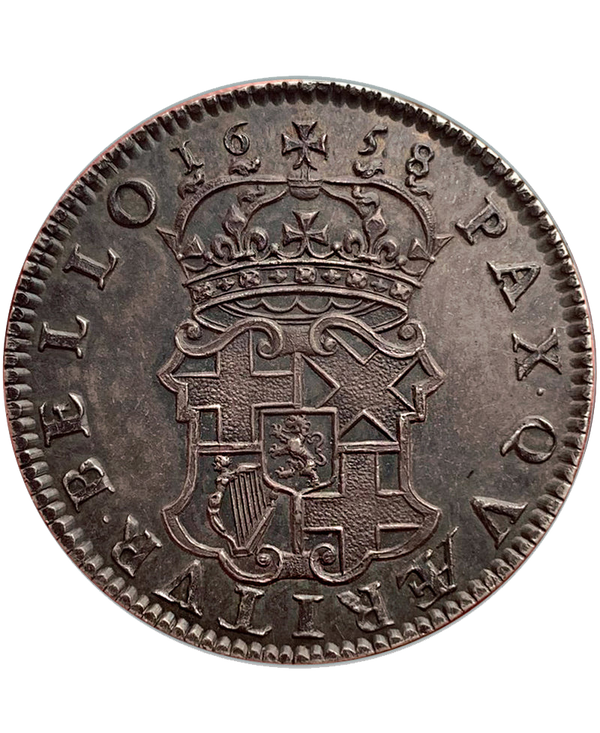 1658 Oliver Cromwell Halfcrown