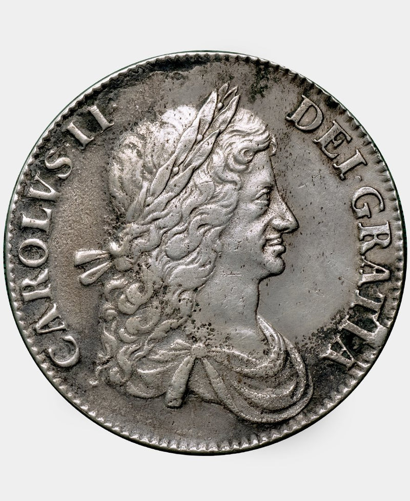 1663 Charles II, XV, First laur. head Crown - Mhcoins