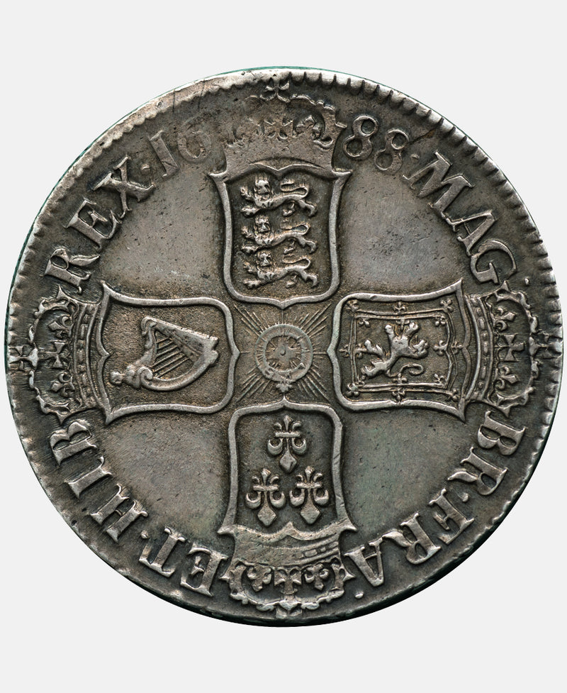 1688 James II QVARTO CROWN