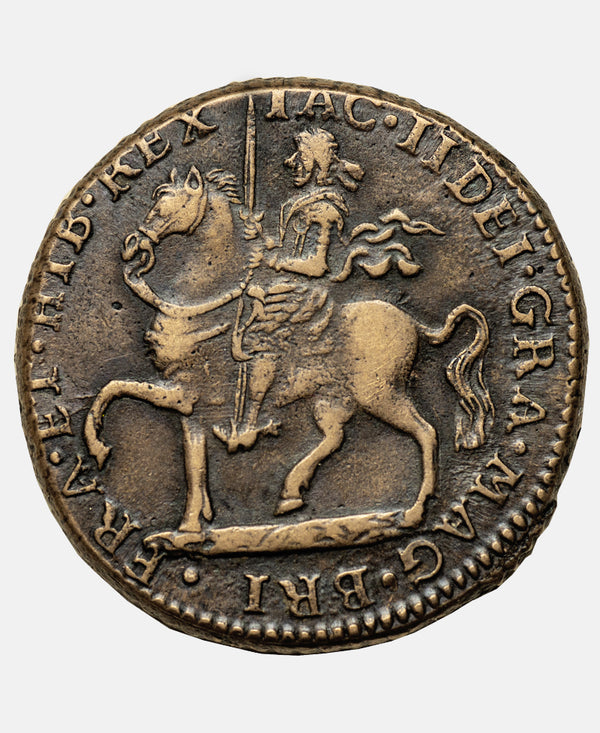 1690 James II Gunmoney Crown