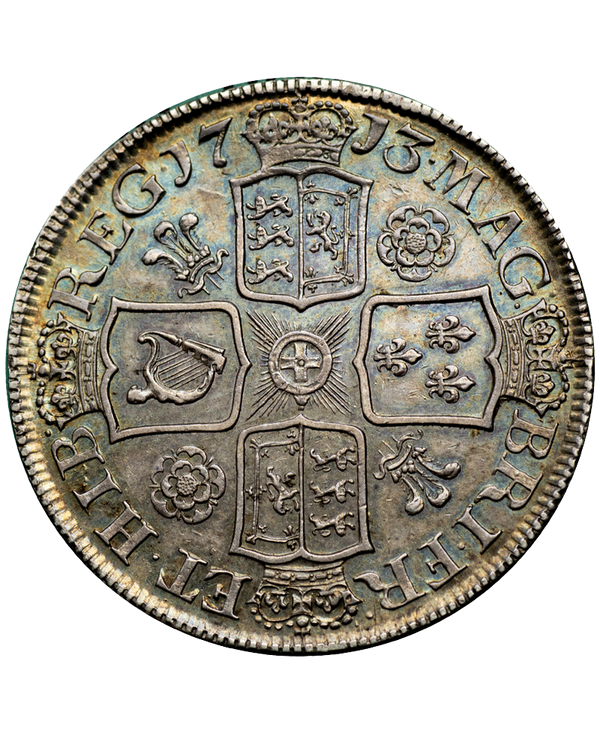 1713 Queen Anne DVODECIMO Crown