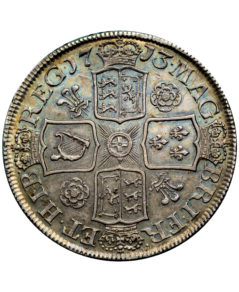 1713 Queen Anne DVODECIMO Crown