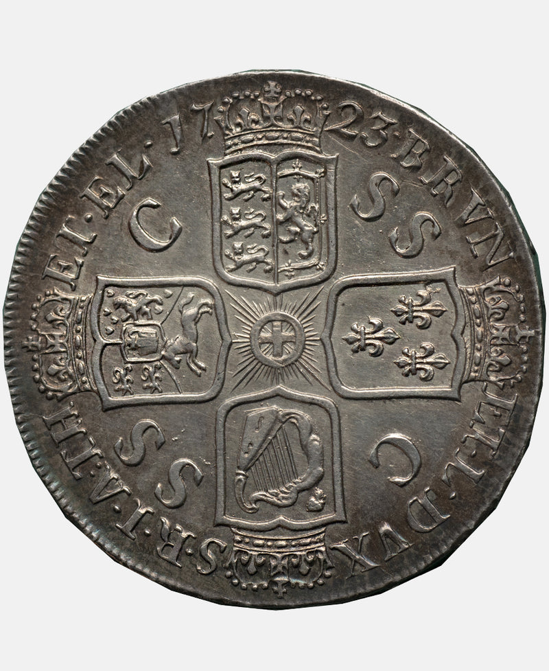 1723 George I South Sea Company Crown