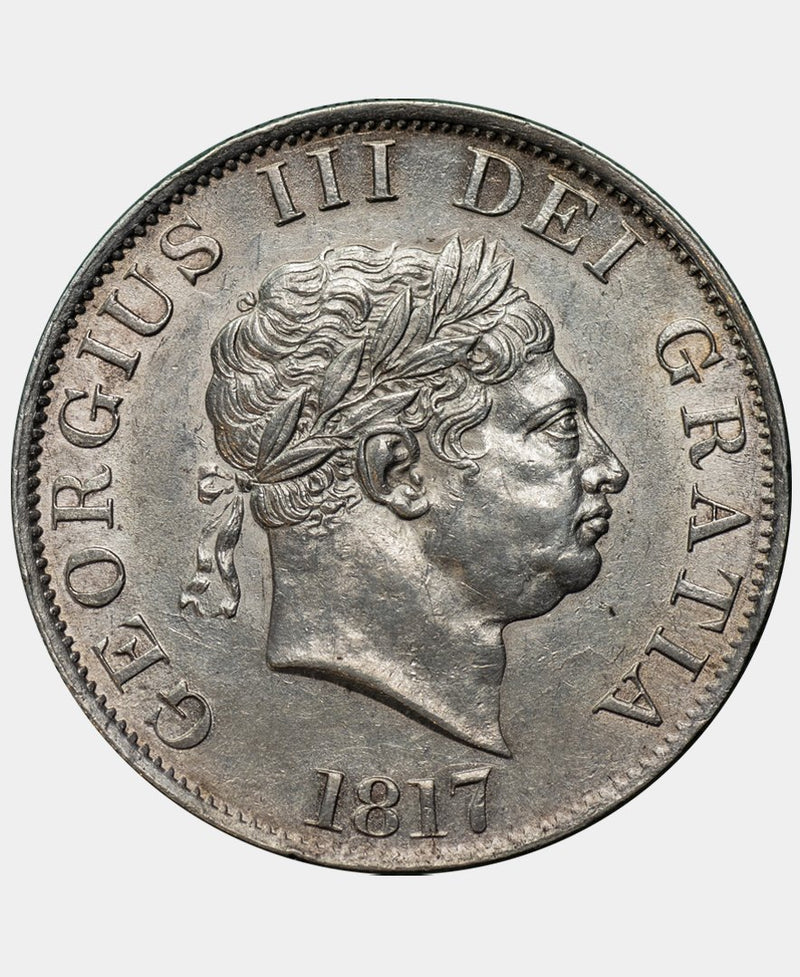 1817 George III Laur Head Halfcrown - Mhcoins