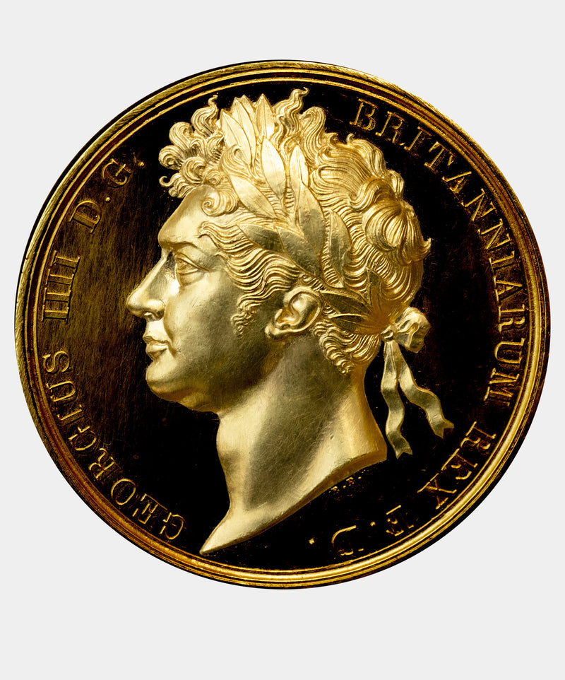 1821 George IV Gold Coronation Medal - Mhcoins