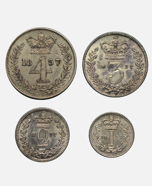 1837 WILLIAM IV maundy set