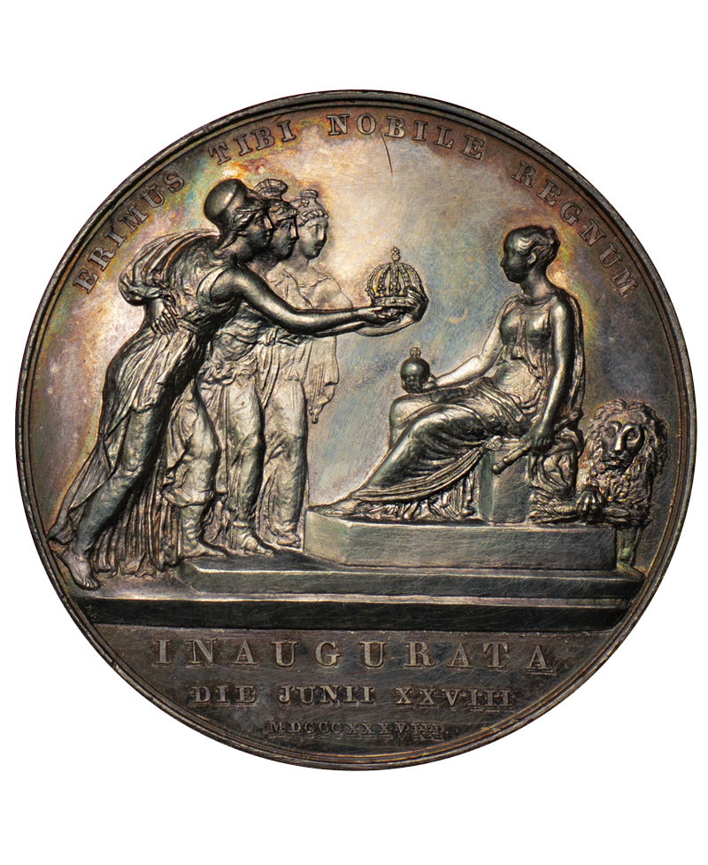 1838 Queen Victoria Coronation Medal in Silver