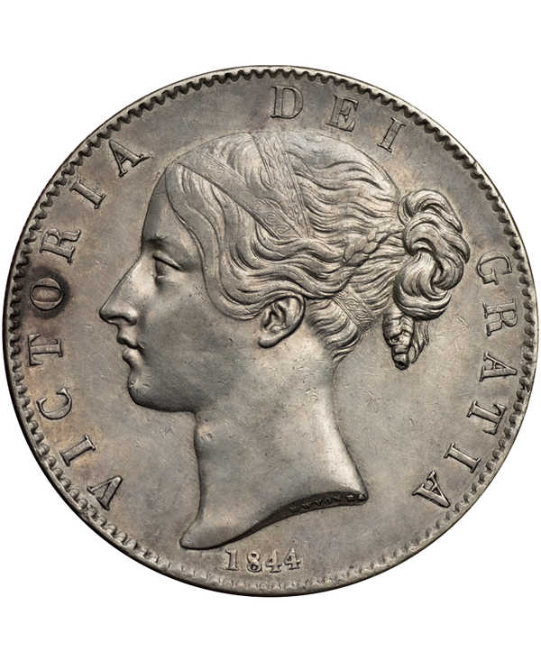 1844 Queen Victoria Cinquefoil Stops Crown
