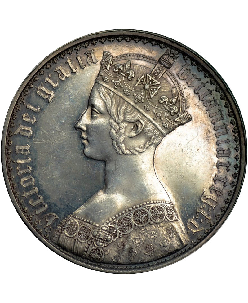 1847 Queen Victoria Proof Plain Edge Gothic Crown