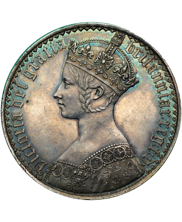 1847 Queen Victoria Gothic Crown