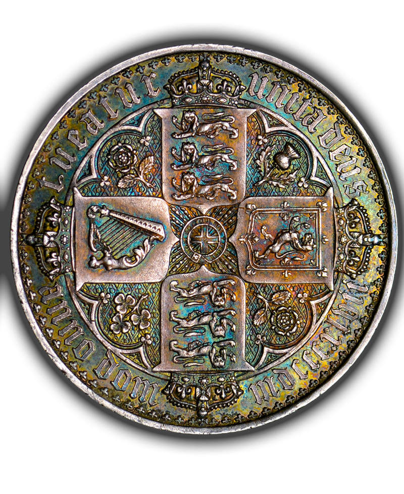 1847 Queen Victoria Gothic Crown