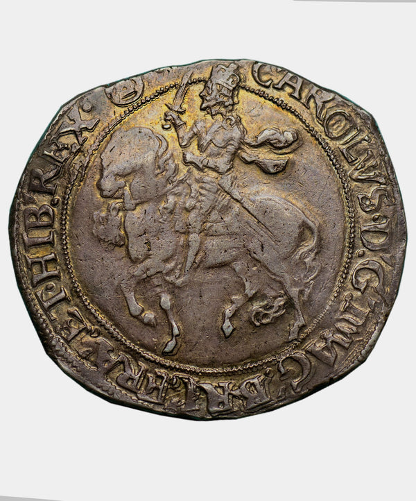 1641-3 Charles I type 4, mm triangle in circle Halfcrown - Mhcoins