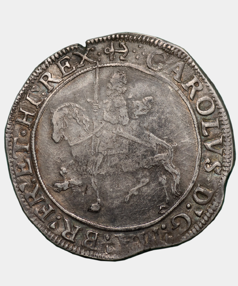 1638-9 Charles I type 3a2 mm anchor halfcrown. - Mhcoins