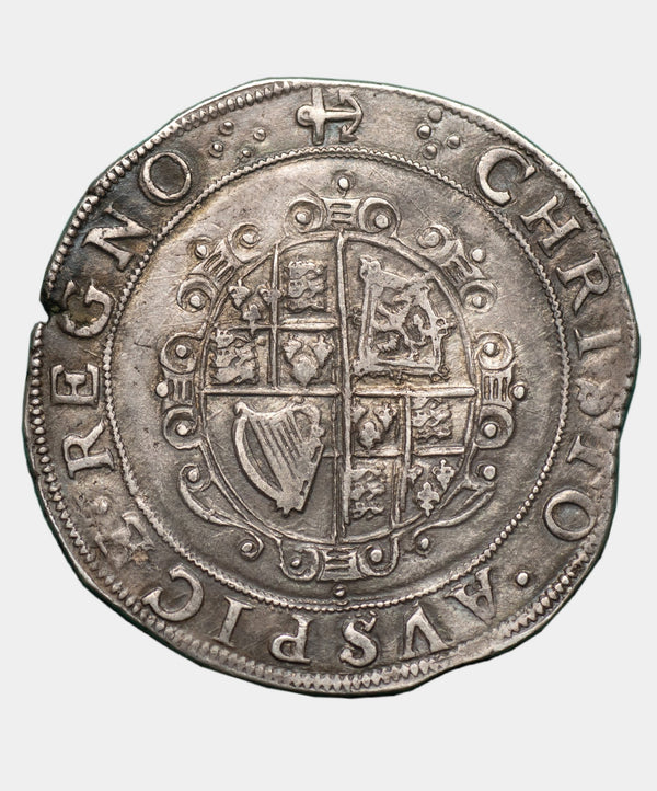 1638-9 Charles I type 3a2 mm anchor halfcrown. - Mhcoins