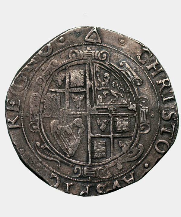 1639-40 Charles I type 3a2 mm triangle Halfcrown - Mhcoins