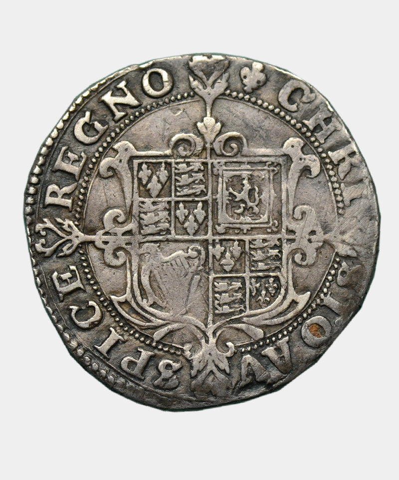 1625 Charles I, type 1a1 Mm Lis Halfcrown - Mhcoins