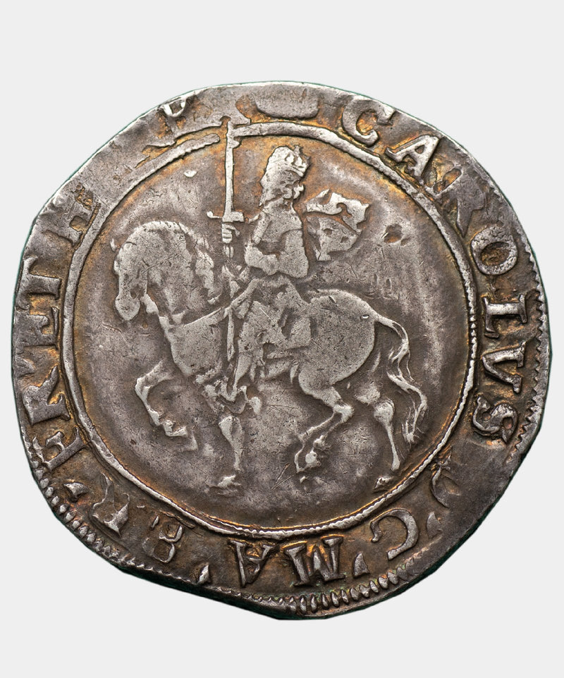 1635 Charles I type 3a2 mm Tun Halfcrown - Mhcoins