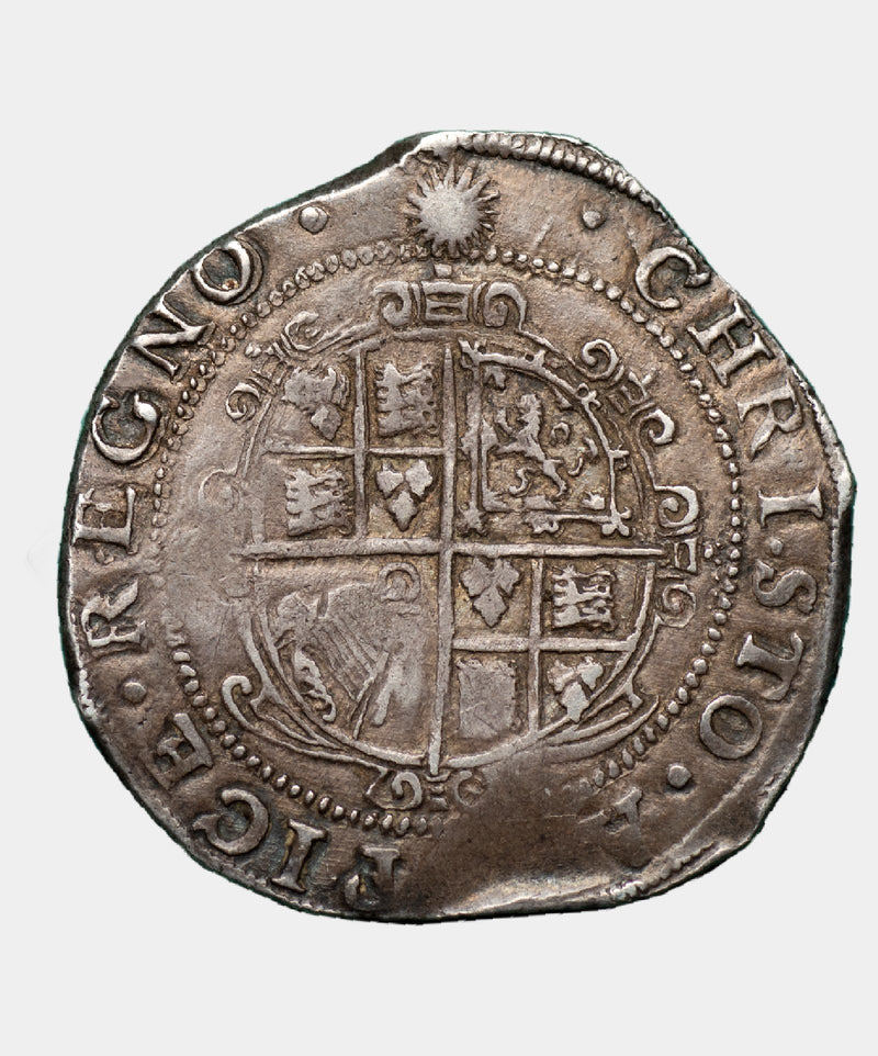 1645 Charles I type 3a3 mm Sun over Eye Halfcrown - Mhcoins
