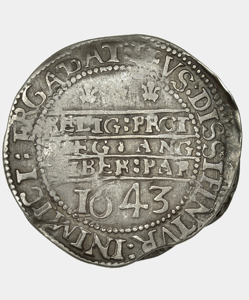 1643 Charles I Oxford Mint Shilling - Mhcoins