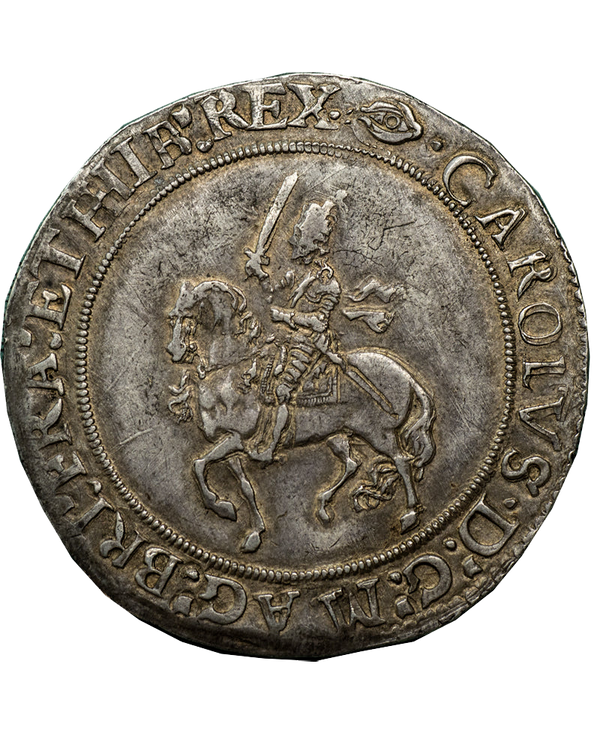 1645 CHARLES I TOWER MINT MM EYE CROWN -  EX WILLIS & EX ALAN BARR COLLECTIONS