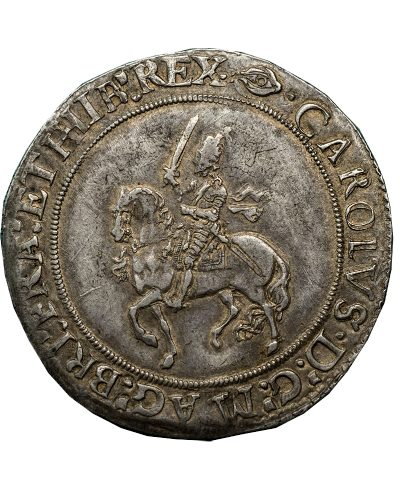 1645 CHARLES I TOWER MINT MM EYE CROWN -  EX WILLIS & EX ALAN BARR COLLECTIONS