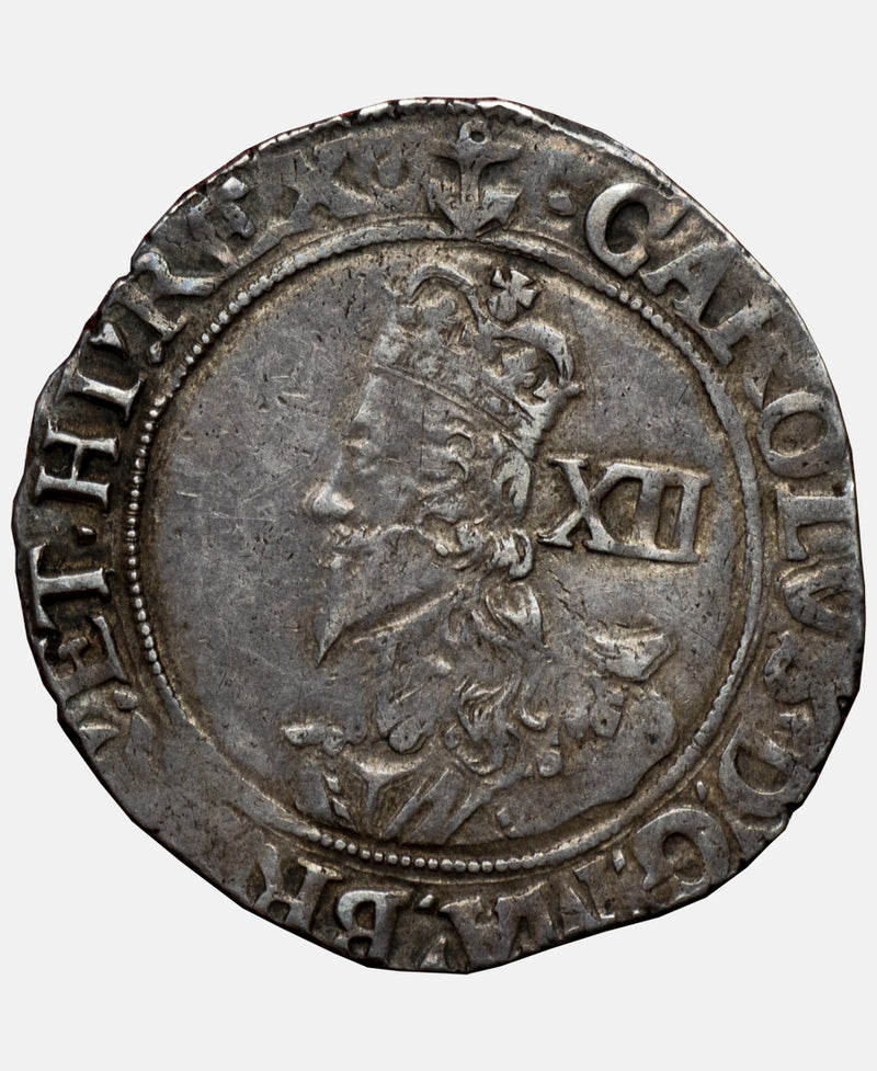 1638-9 Charles I Tower Mint mm Anchor Shilling CHRISTO ERROR