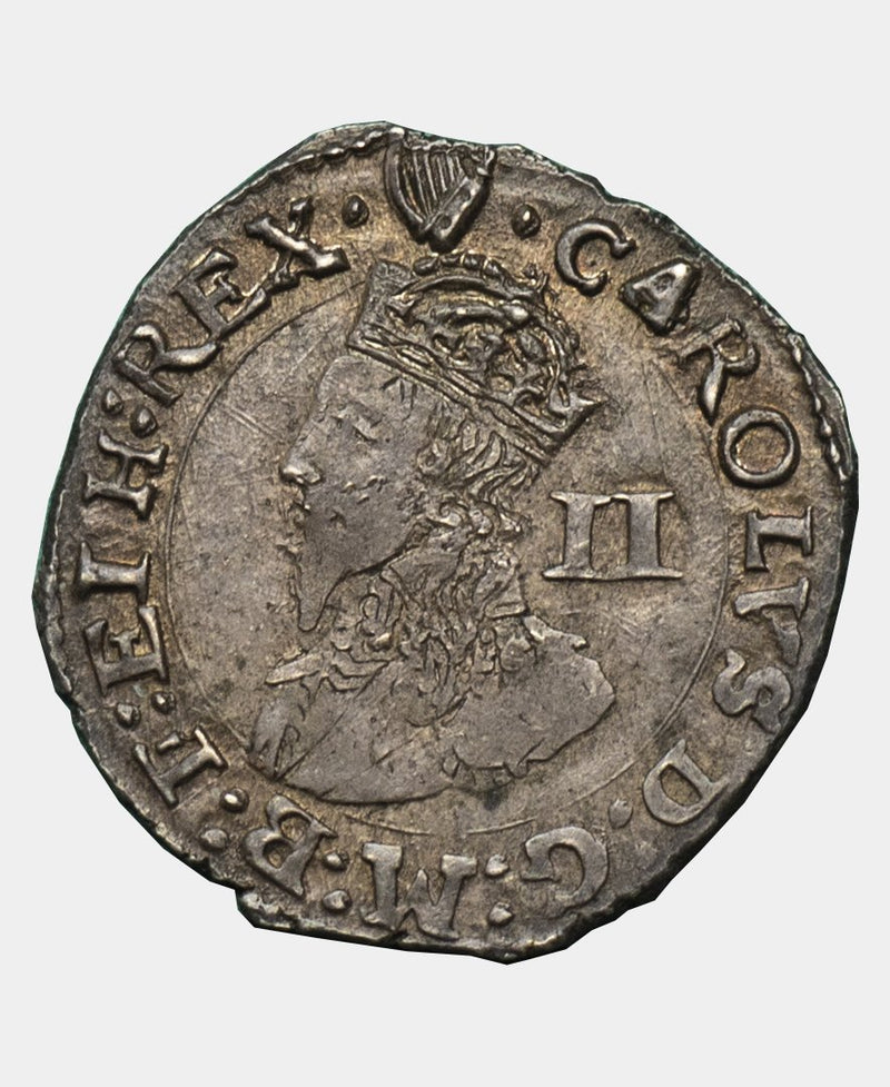1635-6 Charles I Tower Mint mm Harp HalfGroat - J G Brooker 670 - Mhcoins