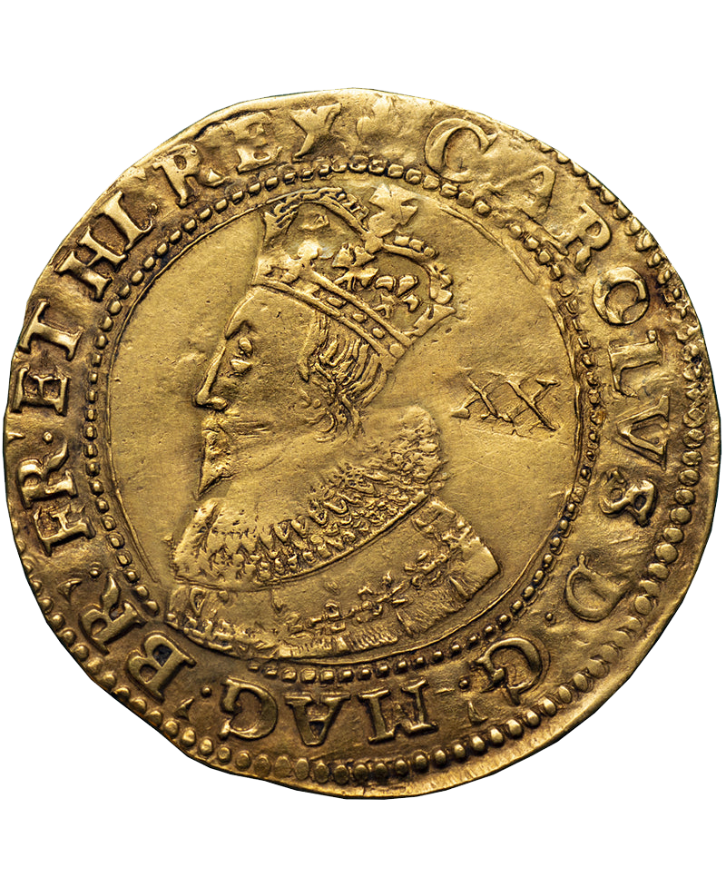 1625 Charles I Tower Mint mm Lis Unite