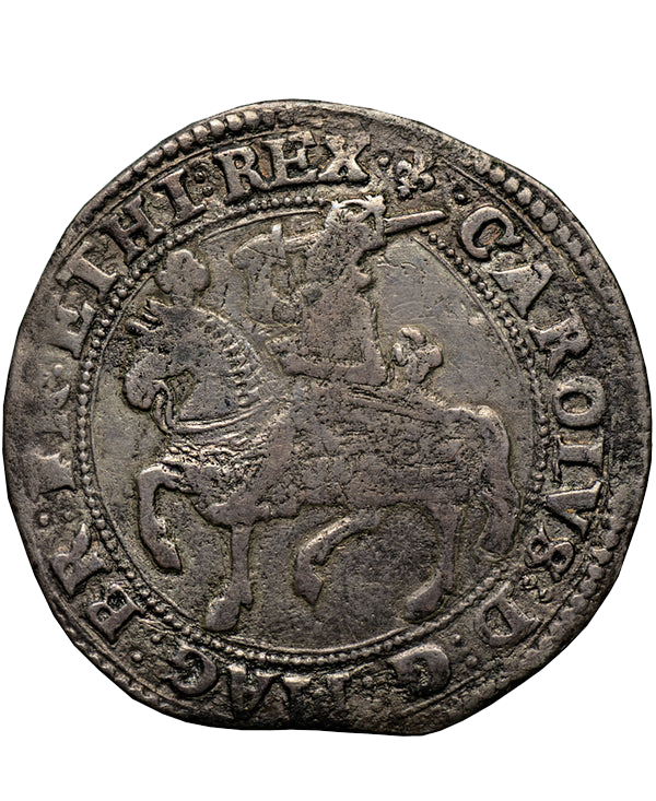 1625 CHARLES I TOWER MINT mm LIS HALFCROWN