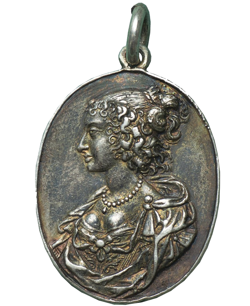 1642-49 Charles I and Henrietta Maria Royalist Badge