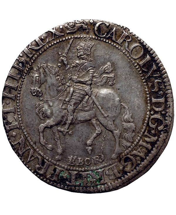 1643-4 Charles I York Mint Ebor Error Halfcrown