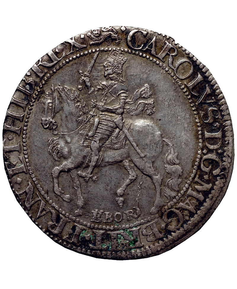 1643-4 Charles I York Mint Ebor Error Halfcrown