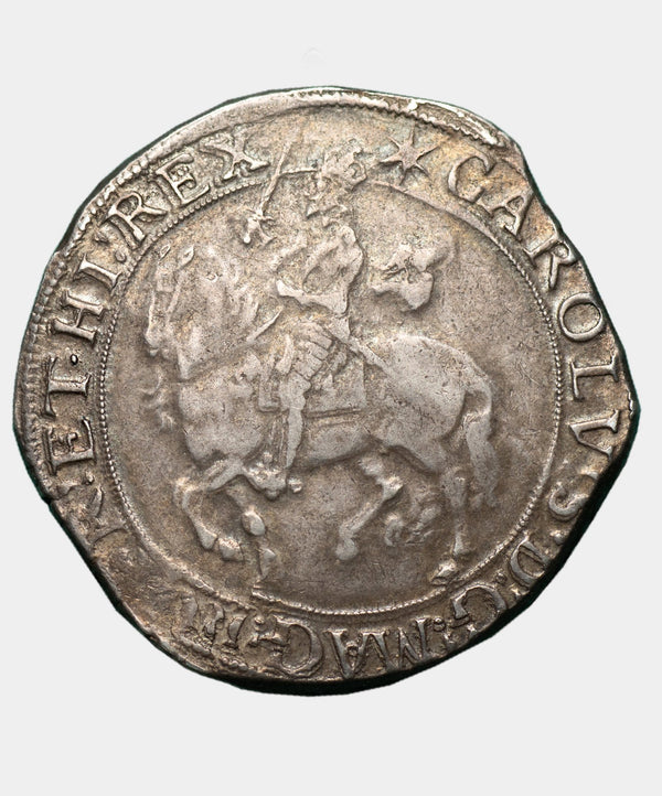 1639-40 Charles I, type 4, mm. Star over triangle Halfcrown - Mhcoins