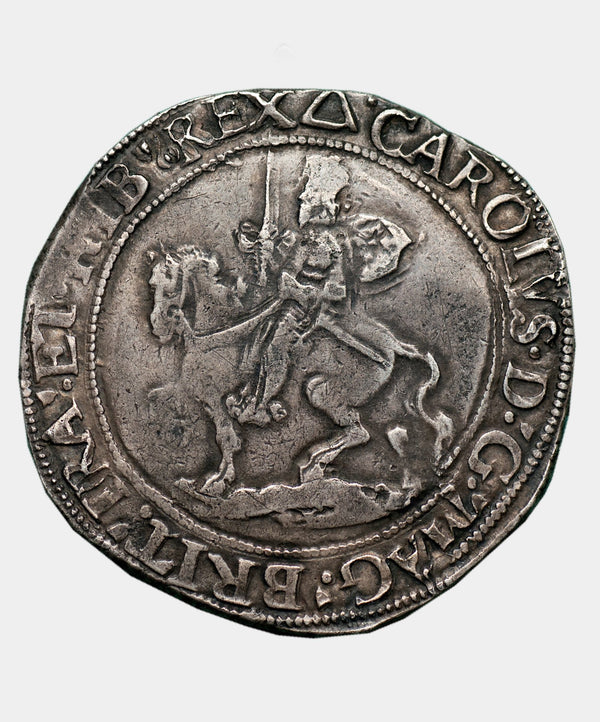 1639-40 Charles I type 3a2 mm triangle Halfcrown - Mhcoins