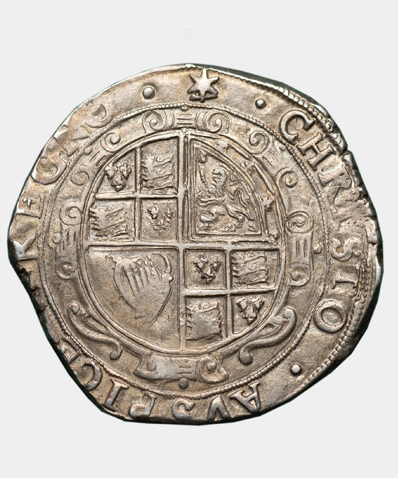 1639-40 Charles I, type 4, mm. Star over triangle Halfcrown - Mhcoins