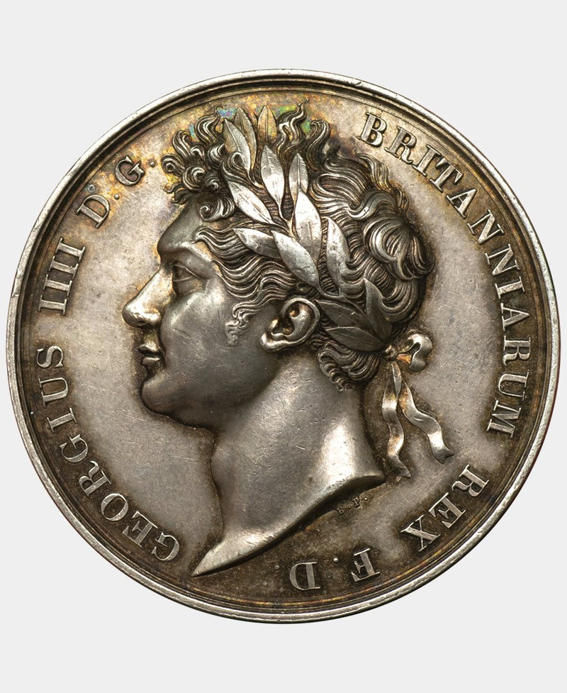 1821 George IV coronation Medal in Silver - Mhcoins