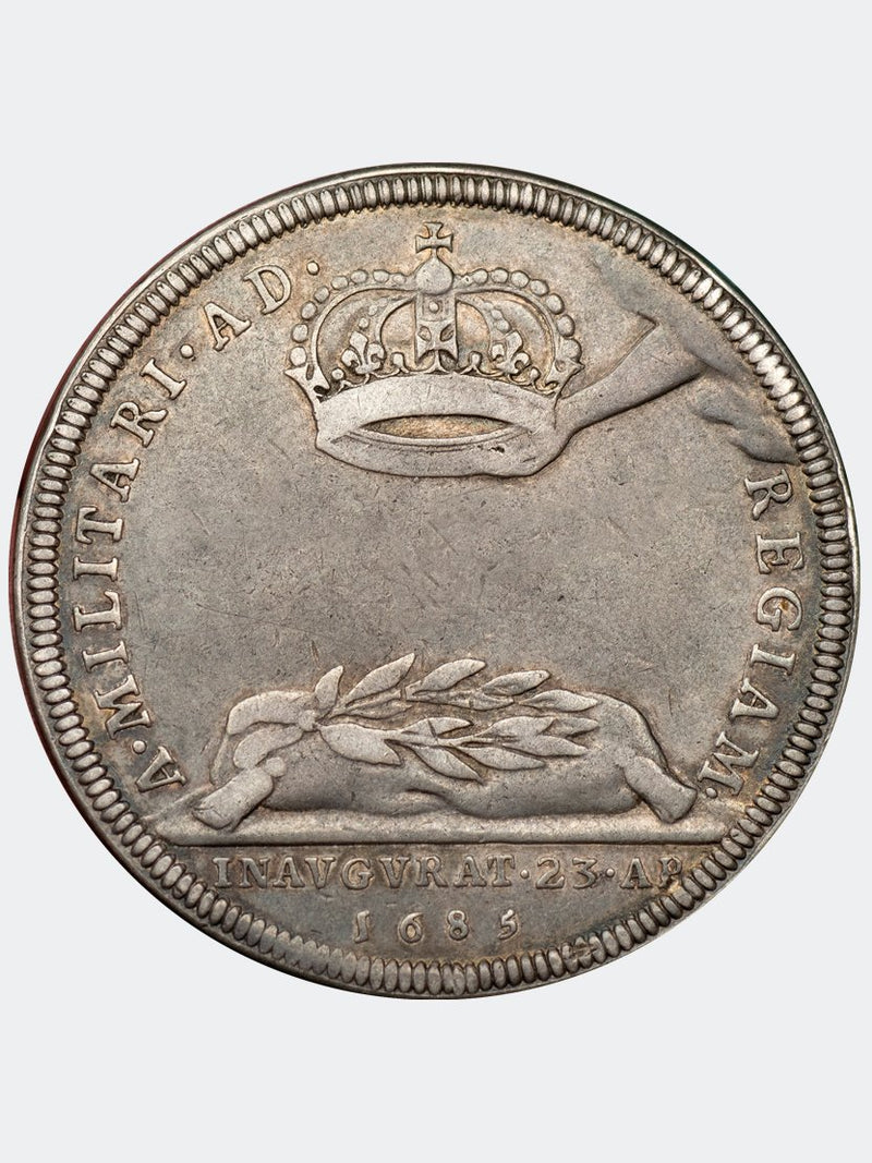 1685 James II Coronation medal in silver - Mhcoins