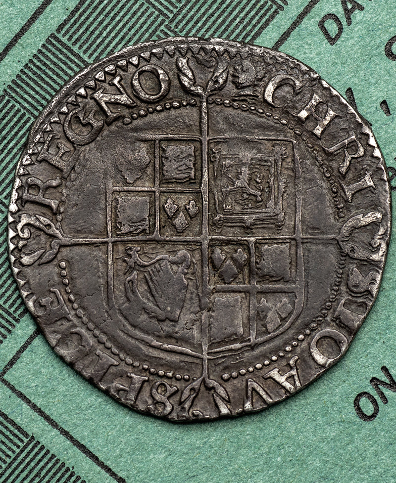 1626 - 7 CHARLES I TOWER MINT MM NEGROS HEAD SHILLING