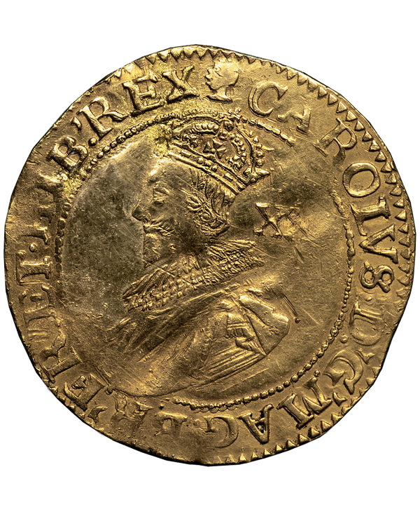 1626-7 Charles I Tower Mint mm Negros Head Unite