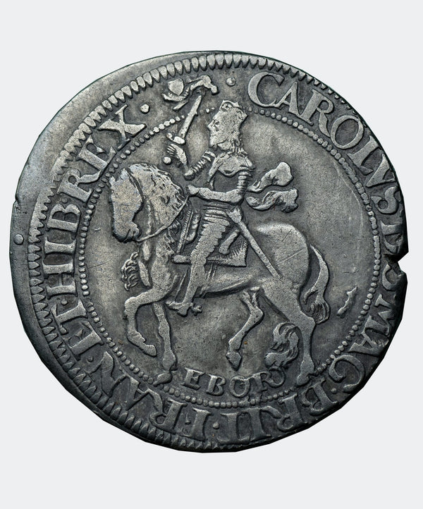 1643-4 Charles I York Mint Type 7 Halfcrown - Mhcoins