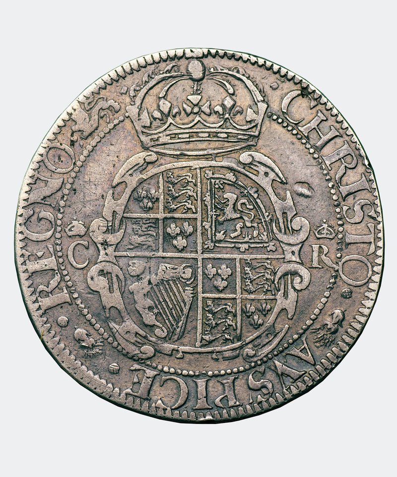 1643 - 4 Charles I York Mint Type 6 Halfcrown - Mhcoins