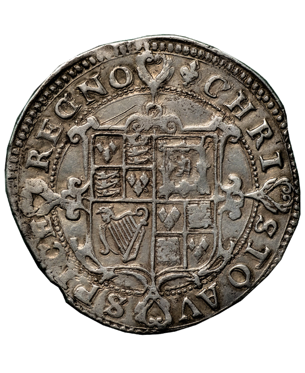 1625 Charles I Tower Mint mm Lis Halfcrown - Ex Dr Burstal Collection