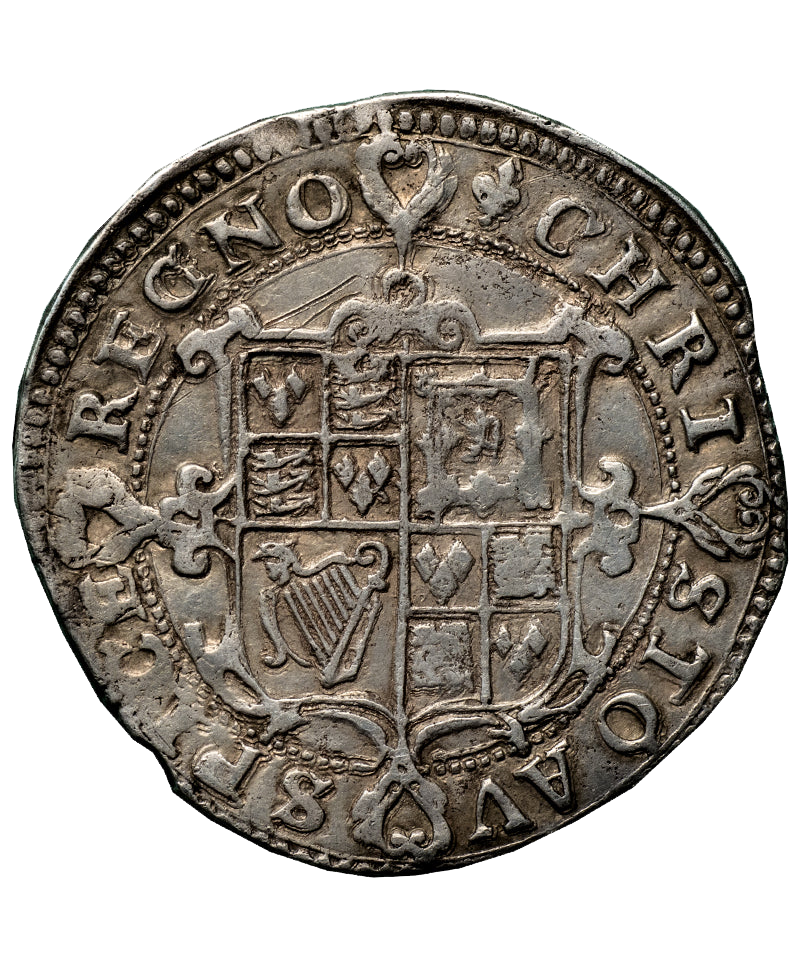 1625 Charles I Tower Mint mm Lis Halfcrown - Ex Dr Burstal Collection