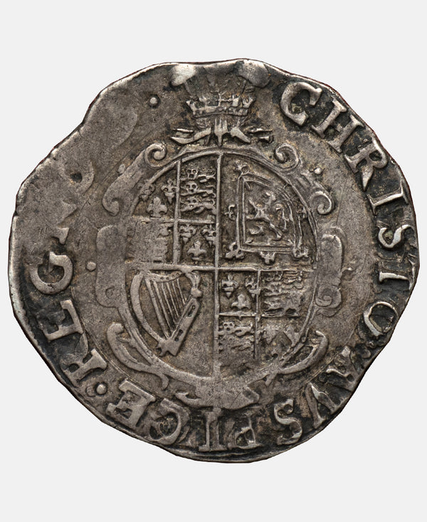 1636 - 38 Charles I tower Mint type 3b mm Tun Shilling.