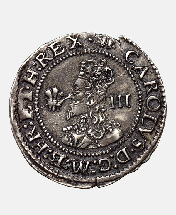 1638 - 42 CHARLES I ABERYSTWYTH MINT, THREEPENCE