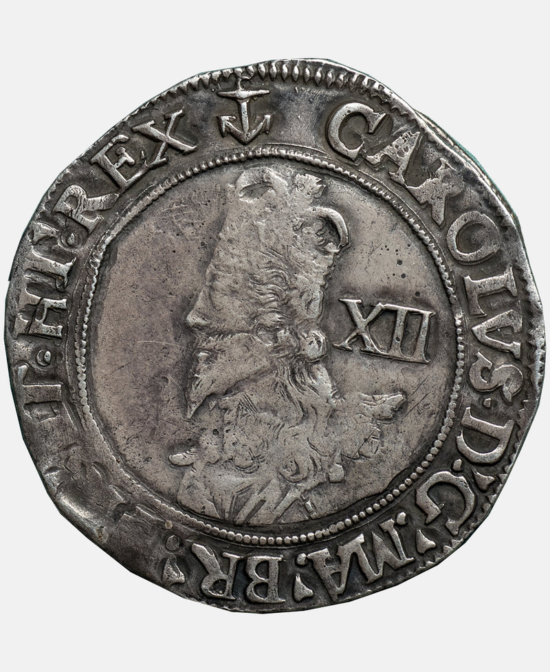 1638-9 Charles I Tower Mint mm Anchor Shilling
